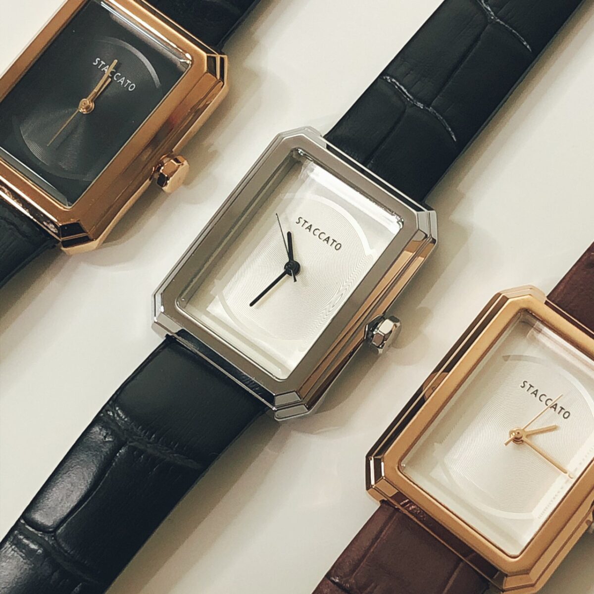 韓國方款真皮手錶