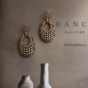 波光粼粼垂墜耳環