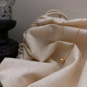 純銀小圓豆項鍊