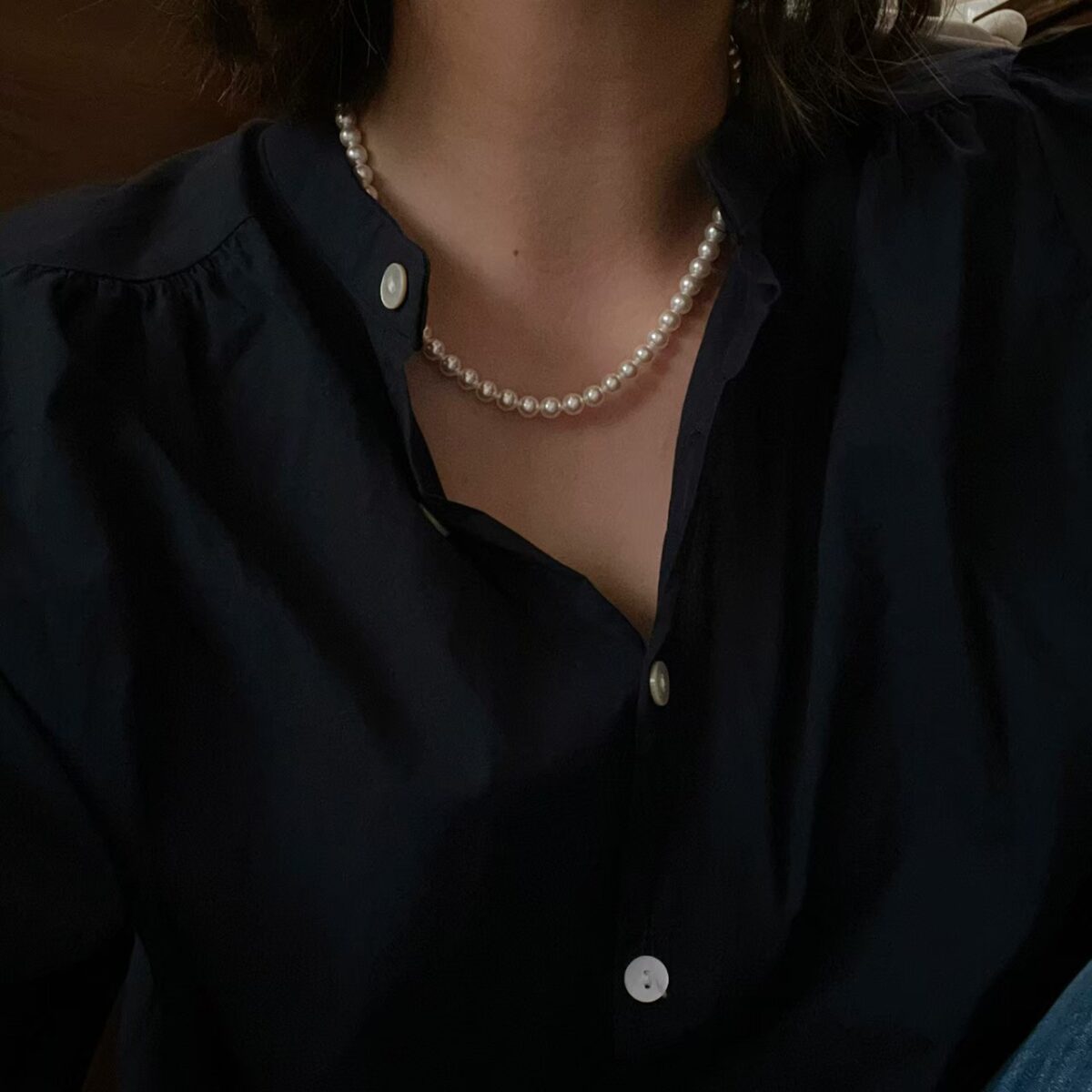 經典珍珠項鍊