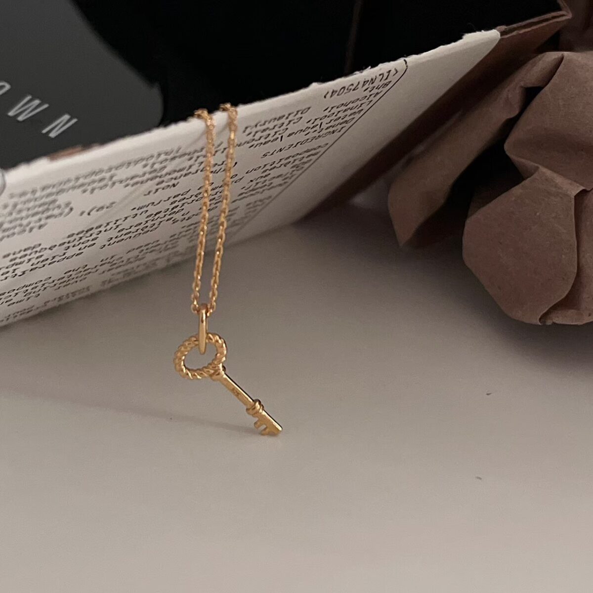 純銀小鑰匙項鍊