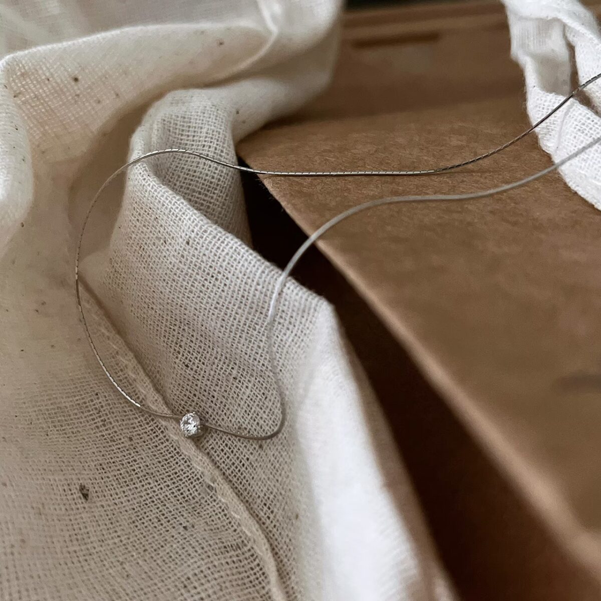 純銀經典小鑽項鍊