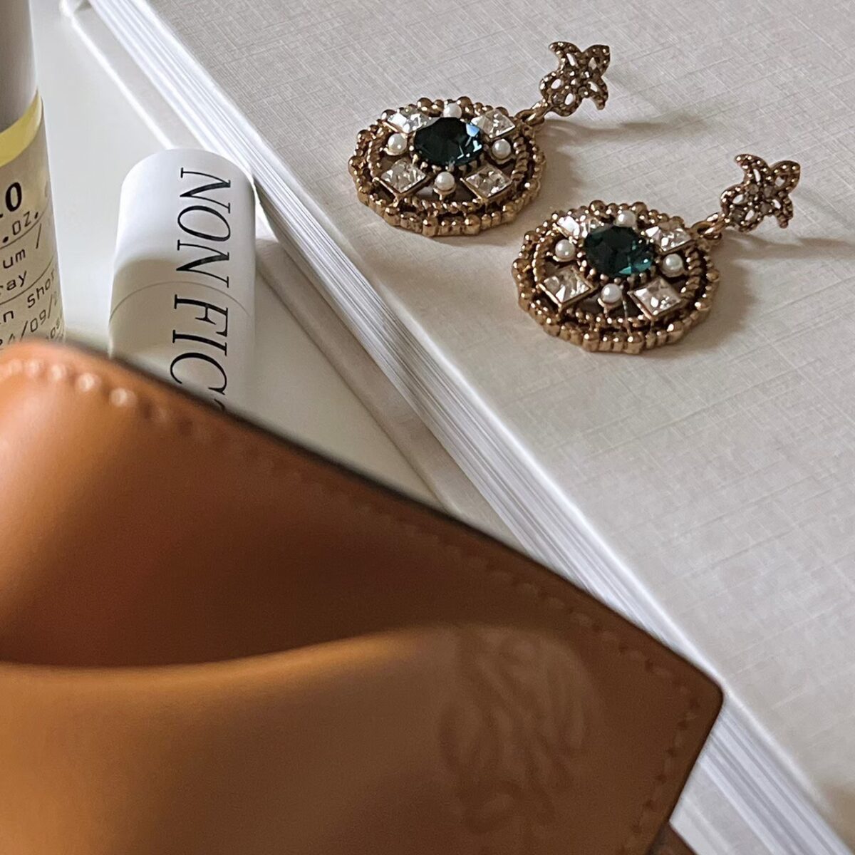 復古圓圖騰耳環