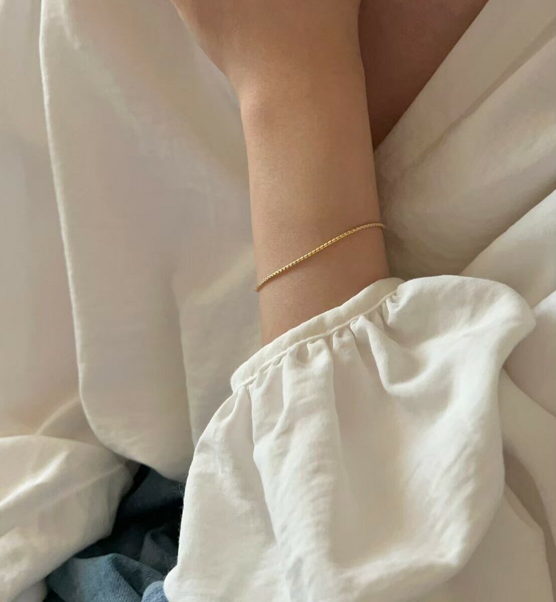 純銀幸運繩手鍊