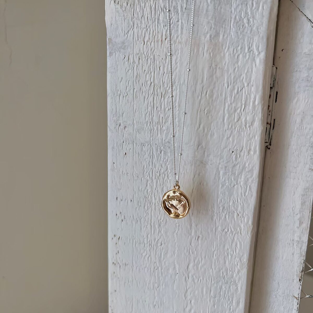 純銀圓牌圓珠鍊