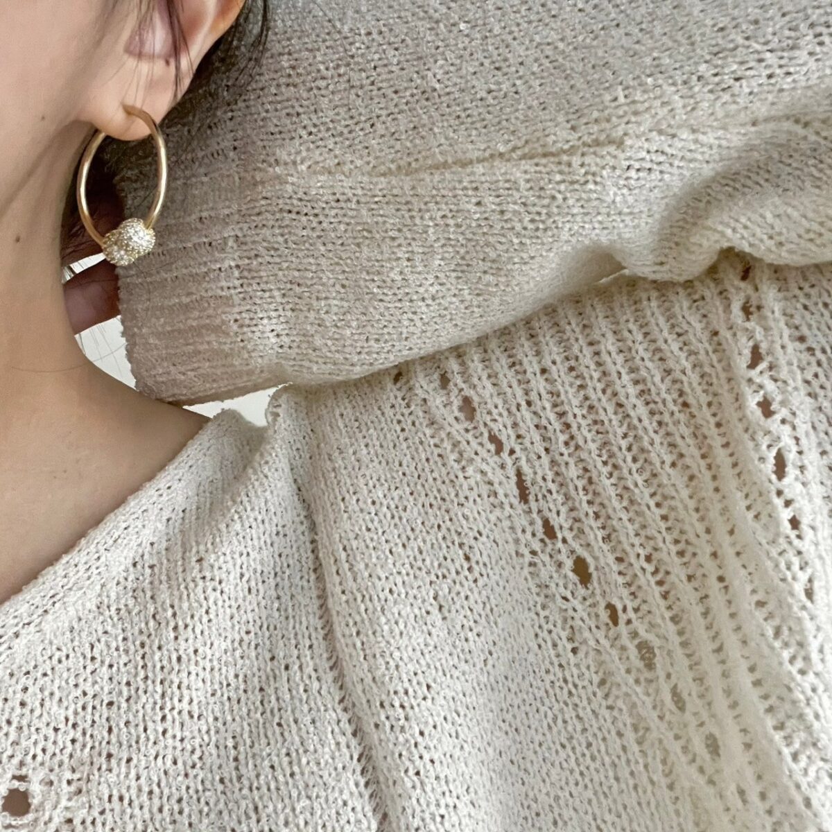 小鑽球分體耳圈